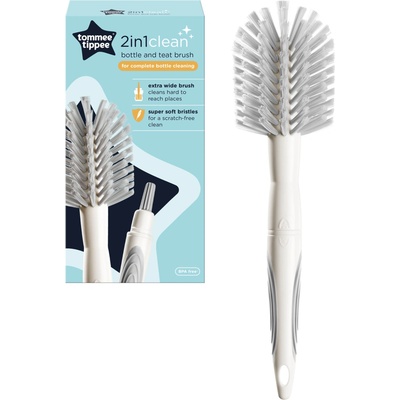 Tommee Tippee Kartáč 2v1 na čištění lahví a saviček