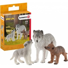 Schleich Vlčice a mládě vlka