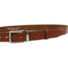 Penny Belts pánský kožený společenský opasek 35-020-2-43 Hnědý