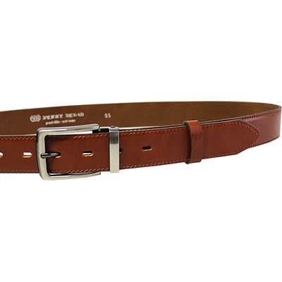 Penny Belts pánský kožený společenský opasek 35-020-2-43 Hnědý