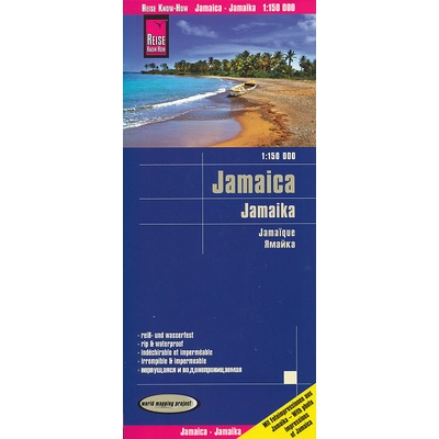 Reise Know-How Verlag mapa Jamaica 1:150 t. voděodolná