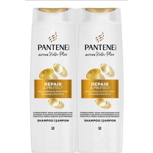 Pantene Pro-V Шампоан за увредена коса Repair & Protect, 2 x 400 ml