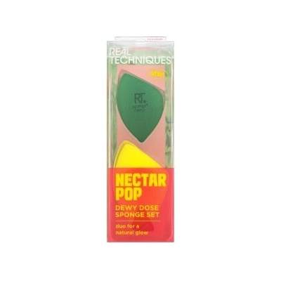 Real Techniques Nectar Pop Dewy Dose Sponge Set гъбичка за фон дьо тен - комплект