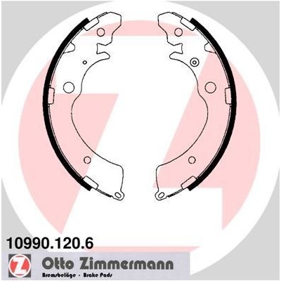 Sada brzdových čeľustí ZIMMERMANN 10990.120.6
