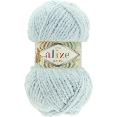 Alize Softy Plus 500 svetlá modro sivá