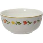 Kitchen goods КУПА ПОРЦЕЛАН 874185 Ø13.6х6.4см БЯЛА С ЛАЛЕ (874185)