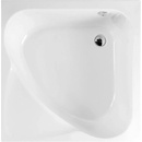 CARMEN sprchová vanička Štvorcová 90 x 90 x 30 cm, hluboká, biela s podstavcem 29611