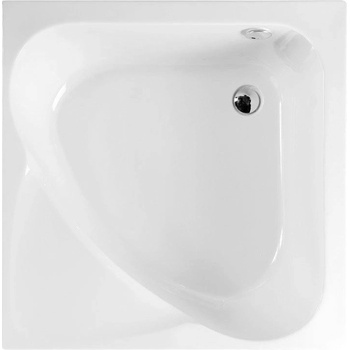 CARMEN sprchová vanička Štvorcová 90 x 90 x 30 cm, hluboká, biela s podstavcem 29611