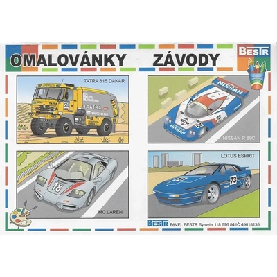 Omaľovánky Bestr A5 Hasiči