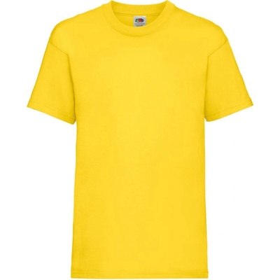 Fruit of the Loom tričko kids Valueweight T F610330 krátký rukáv dětské 1TE F610330 Yellow