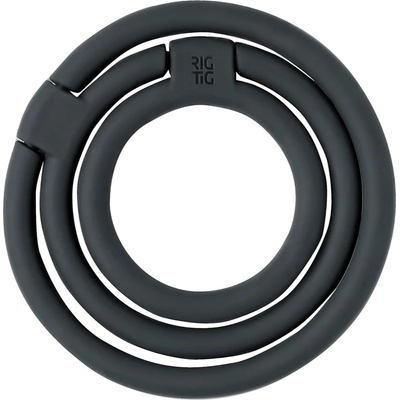 RIG-TIG Подложка за горещи съдове КРЪГОВЕ 13 см, черен, силикон, rig-tig (rigz00058)