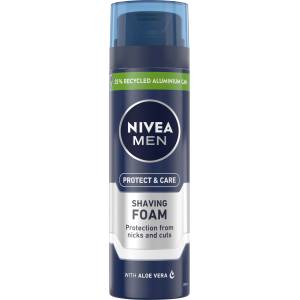 Nivea Men Пяна за бръснене Protect & Care, 200 ml