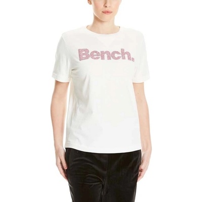 BENCH tričko Core Logo T-Shirt August Snow White
