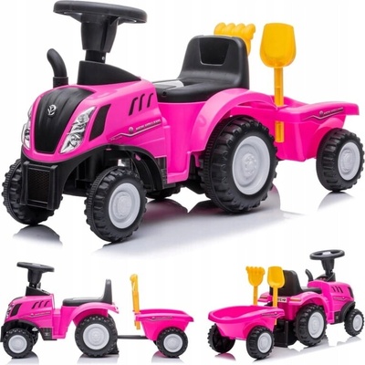 Sun Baby Traktor New Holland s přívěsem Slide Car Blue