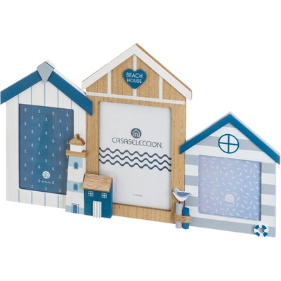 Unimasa Стъклена рамка висяща 43x27 cm Houses - Casa Selección (805485)