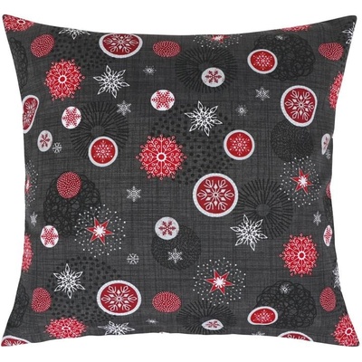 Bellatex polštář Vánoce Ozdoba vánoční šedá 45x45