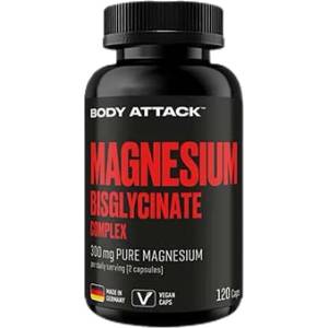 Body Attack Magnesium Bisglycinate Complex 300 mg [120 капсули]
