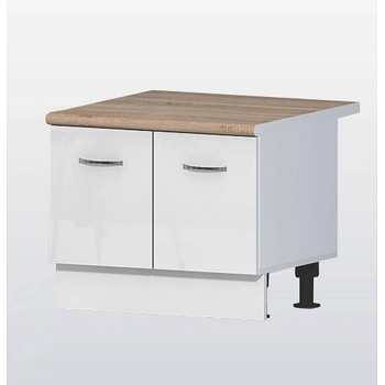 Голд - Аполо Долен кухненски шкаф за "Раховец" с 2 врати Алис b50 60 см бял гланц