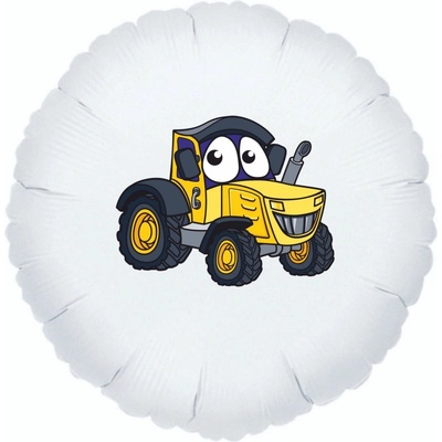 balonky.cz Balónek kruh traktor žlutý