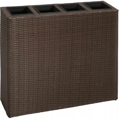 VidaXL Květináč 79 x 22 x 76 cm plast béžový