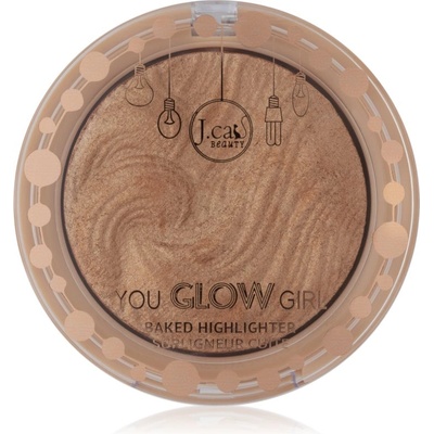 J. Cat Beauty You Glow Girl печен хайлайтър цвят 102 Twilight 8.5 гр
