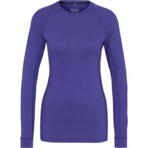 Stoic Дамско мериносово термобельо Stoic Women's Merino180 BengtSt. L/S Merino base layer - Midnight Purple (115-2388-1414)