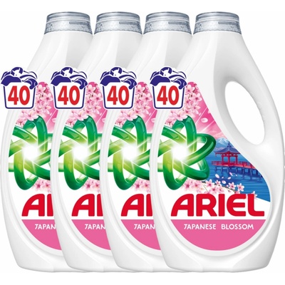 Ariel Japanese Blossom Tekutý Prací Prostriedok 4 x 40 PD