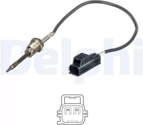 DELPHI Čidlo teploty výfukových plynů DF TS30151