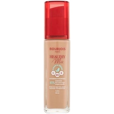 Bourjois Paris Healthy Mix Clean & Vegan Radiant Foundation hydratační a rozjasňující make-up 54N Beige 30 ml