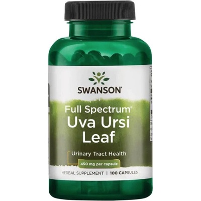 Swanson Uva Ursi Leaf 450 mg 100 kapsúl