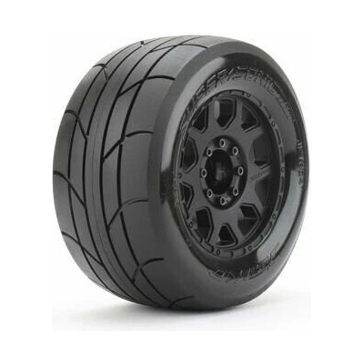 Jetko EX Tyre MT Slick Super Sonic Belted 3.8 Black Wheel 17mm 2