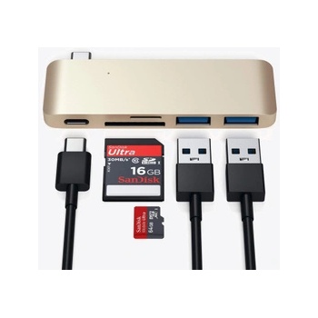 Satechi Type-C USB Passthrough Hub Gold (STTCUPG)