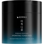 KORIKA Korean Heritage Silk & 8 Types of Hyaluronic Acid Super Hydrating Toner Pads 70 pcs