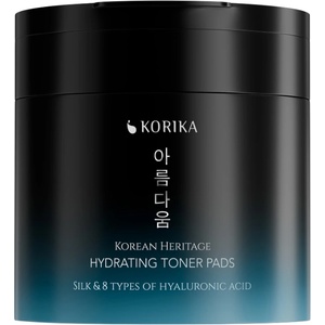 KORIKA Korean Heritage Silk & 8 Types of Hyaluronic Acid Super Hydrating Toner Pads 70 pcs