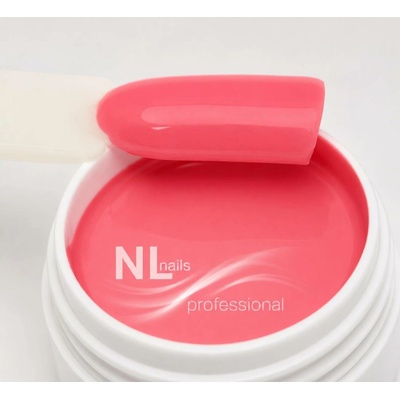NL nails professional Uv Led barevný gel pastelo rosa 5ml