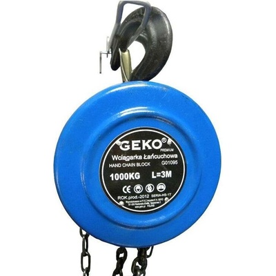 Řetězový kladkostroj PREMIUM 1000kg, 3m, Geko G01095