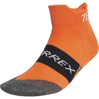 adidas Terrex Мъжки чорапи за бягане Adidas terrex HEAT. RDY Trail Running Speed Socks Running socks - Semi Impact Orange / White - размер 46-48 (EU) (201-9179-0115)