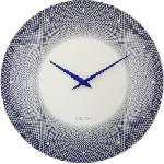NeXtime Стенен часовник Deep 50 синьо-бял (3315BL)