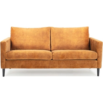 Scandic Жълт кадифен диван 153 cm Adagio - Scandic (13053SN-gold)