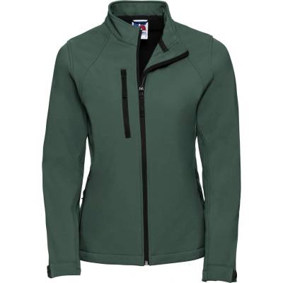 Russell Athletic 140f / Дамско трислойно софтшел яке - бутилково зелено s (10140f54001)
