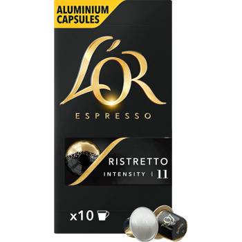 L'OR Алуминиеви кафе капсули за Nespresso L'OR Ristretto 10 x 5, 2 г (4070426-8711000891643)