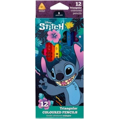 COOLPACK Цветни моливи COLORINO Stitch 12 цвята