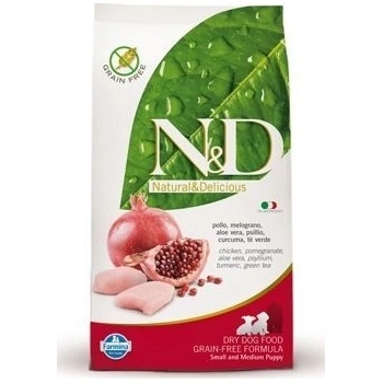 N&D Grain Free Chicken & Pomegranate Small & Medium Puppy 2,5 kg