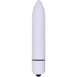 X Fun Вибро стимулатор - вибириращ булет "sharp white" 9 см