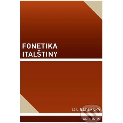 Fonetika italštiny - Jan Radimský