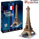 3D puzzle CubicFun 3D puzzle Eiffelova veža zlatá 35 ks