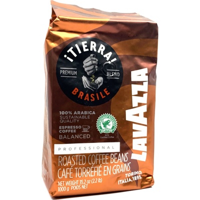 Lavazza Tierra Brazil Blend zrnková 1 kg