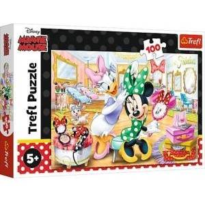 Trefl Puzzle - 100 - Minnie in the beauty salon - Disney Minnie 16387