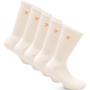 Farah Чорапи Farah Mens Ayres Sport 5 Pack Crew Socks - White