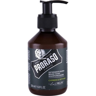 PRORASO Cypress & Vetyver Beard Wash (M) 200 ml Šampón na fúzy
